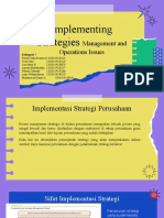 Kelompok 7 - Implementing Strategies - Management and Operations Issues Presents