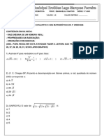 Matemática 9o ano: radicais e propriedades