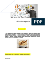 Plan de negocio para arroz con leche