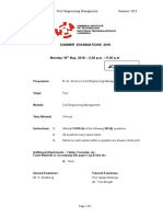 CEM4 Civil Engineering Management Summer 2016