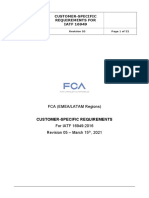 FCA Customer Requirements for IATF 16949