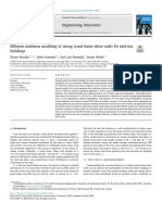 Efficient Nonlinear Modeling of Strong Wood Frame Shear Walls For Mid-Rise Buildings