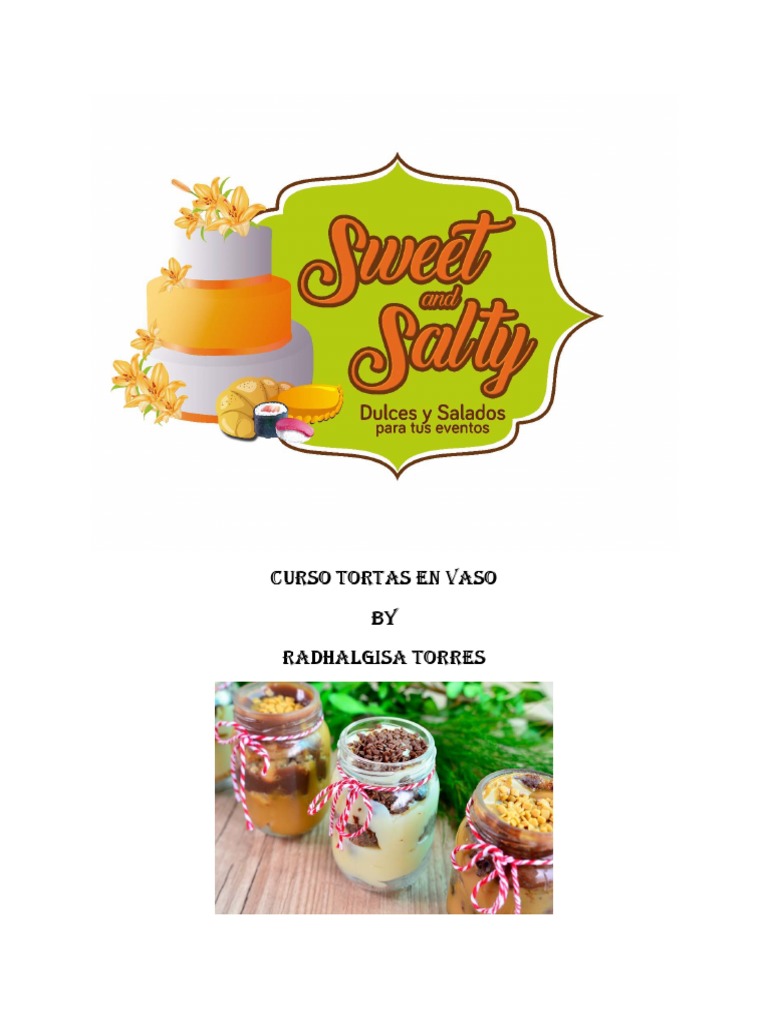 Curso de Tortas en Vaso: Recetas y Sabores | PDF | Crema | Chocolate