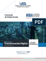 Brochure MBA UDD Doble Grado La Salle Universidad Ramon Llull