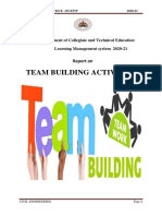 Team Building Activities: Department of Collegiate and Technical Education Learning Management System 2020-21