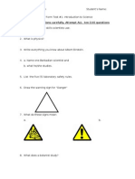 1st Form Test