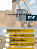 Accidentes e Incidentes Maquina Pesadas