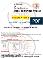 LECTURE 7-Part 1 PTR-318 - Fall Term 2021-2022