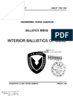 Interior Ballistics of Guns. Engineering Design Handbook. AMCP 706-150