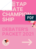 (Updated) TDC Debater's Packet