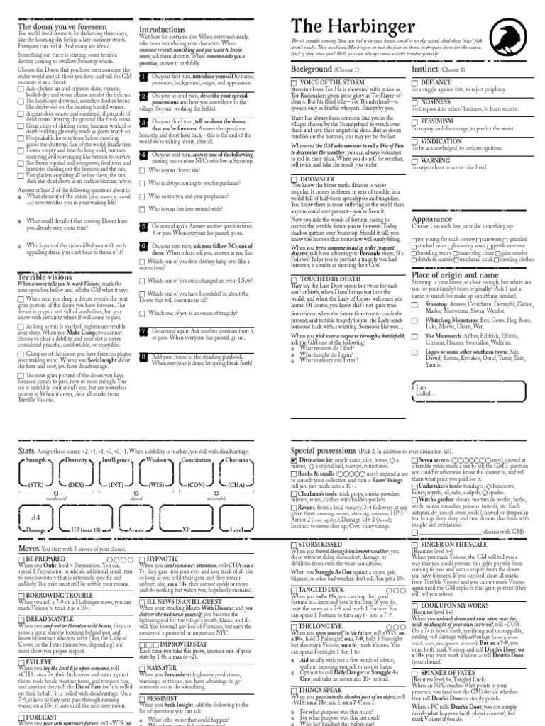 The Harbinger Playbook PDF