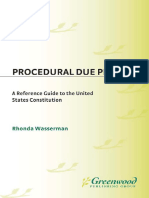 Rhonda Wasserman - Procedural Due Process - A Reference Guide To The United States Constitution (Reference Guides To The United States Constitution) (2004)