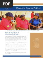 CHS VIPASHO Murang'a County Edition highlights TB prevention