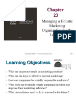 Lecture 23 Managing A Holistic Marketing Organization For The Long Run