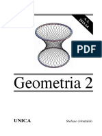 A.A Geometria 2 UNICA. Stefano Montaldo