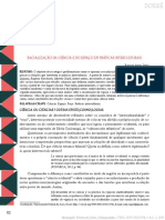 Racialização Da Ciência e Do Espaço em Práticas Interculturais