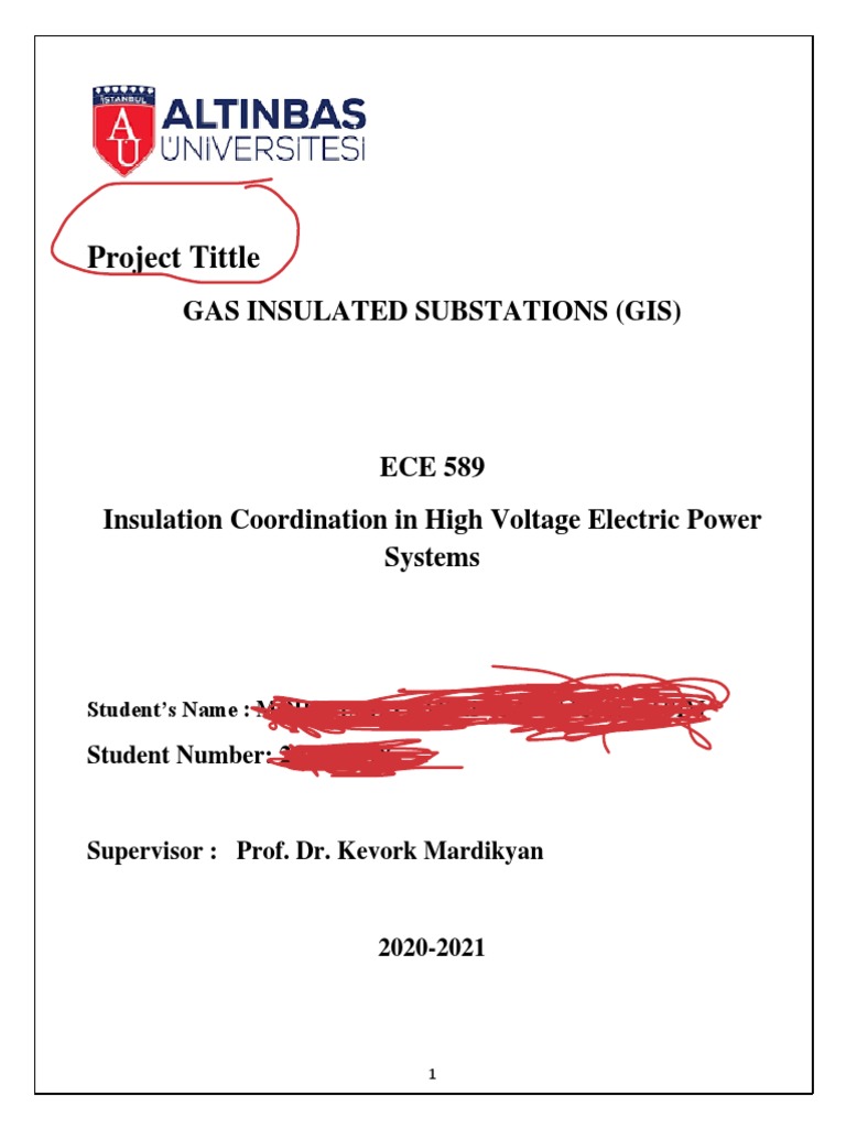 Gas Insulated Substation | PDF | Electrical Substation | Insulator ...