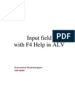 Inputable Field With F4 Help in SAP