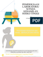KP 4.B.5.32 Pemeriksaan Laboratorium Pada Asuhan Kehamilan Dengan Risiko Tinggi-Dr. Desywar
