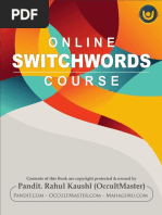 Essential Switch Words Guide | PDF