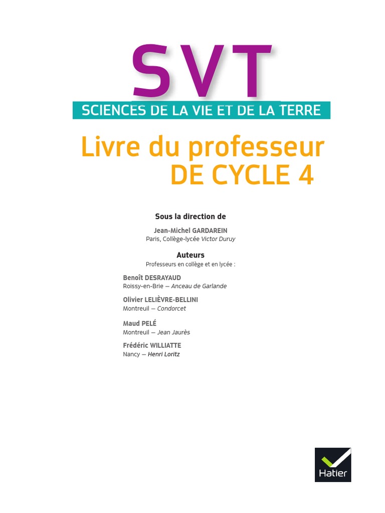 Svt Mon Cahier Compagnon Cycle 4 Corrigé Pdf SVT Cycle 4 2016 LMPDF | PDF | Terre | Système solaire