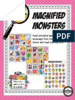 Magnified Monsters: Visual Perceptual Game That Encourages Form Constancy, Visual Closure and Visual Scanning Skills