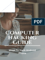 Computer Hacking Guide Ways to Hack Android Phone Code to Check if Phone is Hacked 2020 by Aubrey Dambra [Dambra