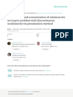 On Existence and Concentration of Solutions For An Elliptic Problem With Discontinuous Nonlinearity Via Penalization Method