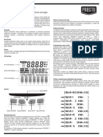 Uputstvo Za Upotrebu Merač Potrošnje Električne Energije