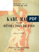 Karl Marx Et La Revolution de 1848 - Auguste Cornu