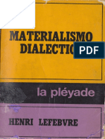 Henri Lefebvre - El Materialismo Dialéctico