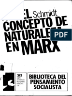 Schmidt Alfred El Concepto de Naturaleza en Marx 1962