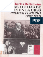 Las Luchas de Clases en La URSS - Primer Periodo (1917-1923) - Charles Bettelheim