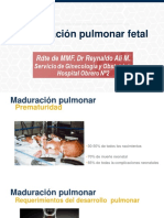 Maduración Pulmonar Fetal