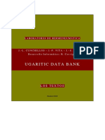 Ugaritic Data Bank Los Textos Con Coment