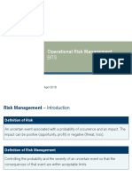 Operational Risk Management and Cybersecurity Essentials
