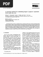 A Practical Method For Calculating Largest Lyapunov Exponents From Small Data Sets