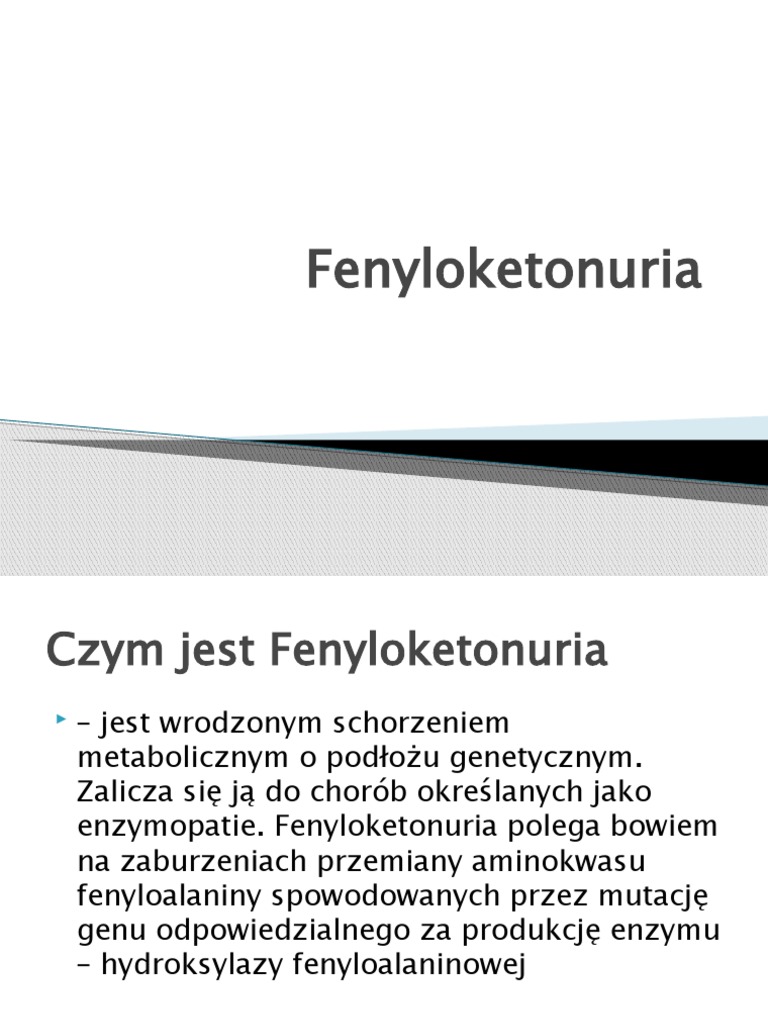 Fenyloketonuria | PDF