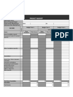 Project Budget Template 06