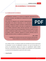 Módulo 4 Globalización Económica y Economías Nacionales