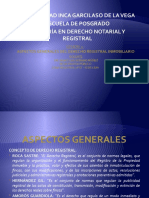 Aspectos Generales Del Derecho Registral Inmobiliario