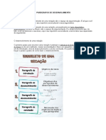 Os Parágrafos de Desenvolvimento de Uma Redação São o Espaço Da Argumentação