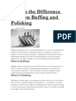 Difference Between Buffing and Polishing Explained