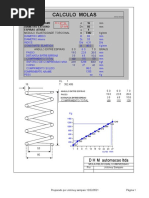 Cálculo de Molas
