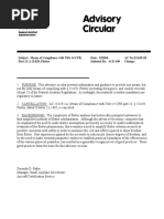 Subject: Means of Compliance With Title 14 CFR, Part 23, 23.629, Flutter Date: 9/28/04 Initiated By: ACE-100 AC No:23.629-1B Change