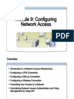 Module 9: Configuring Network Access