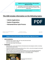 G0000136 Adaptive Cruise Control & Collision Warning Radar Alignment Process