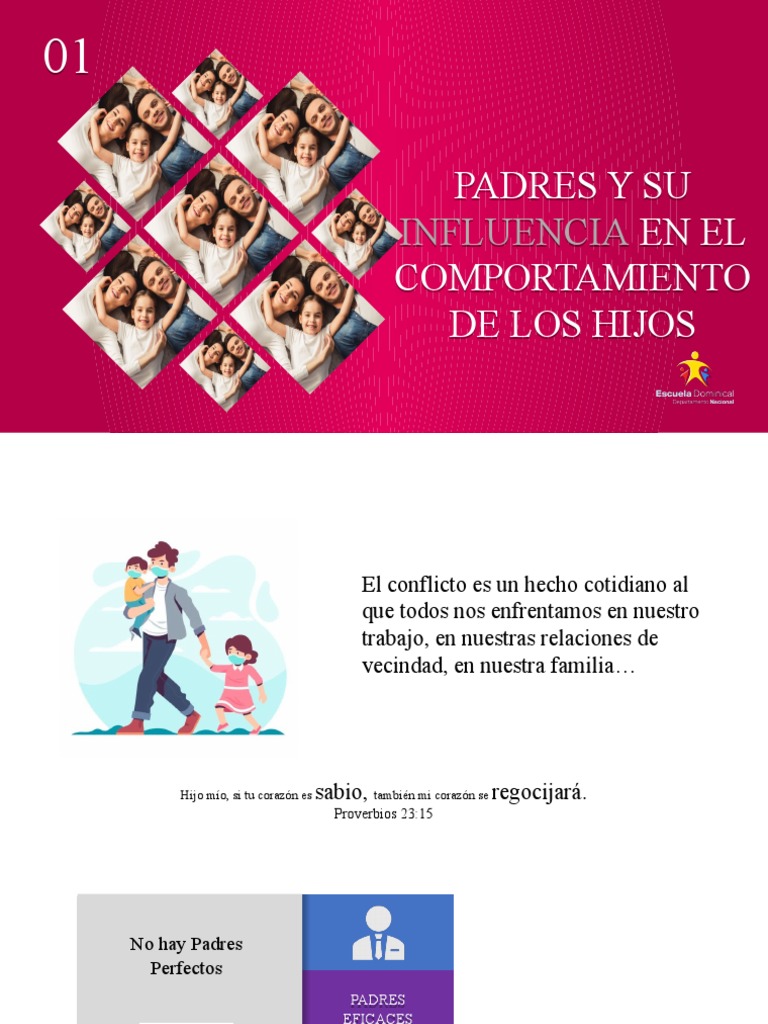 Leccion 1 Padres y Su Influencia en El Comportamiento de Los Hijos ...