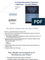 Managing and Using Information Systems: A Strategic Approach - Seventh Edition