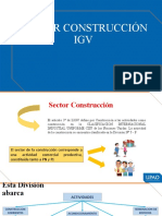 Sector Construcción - IGV